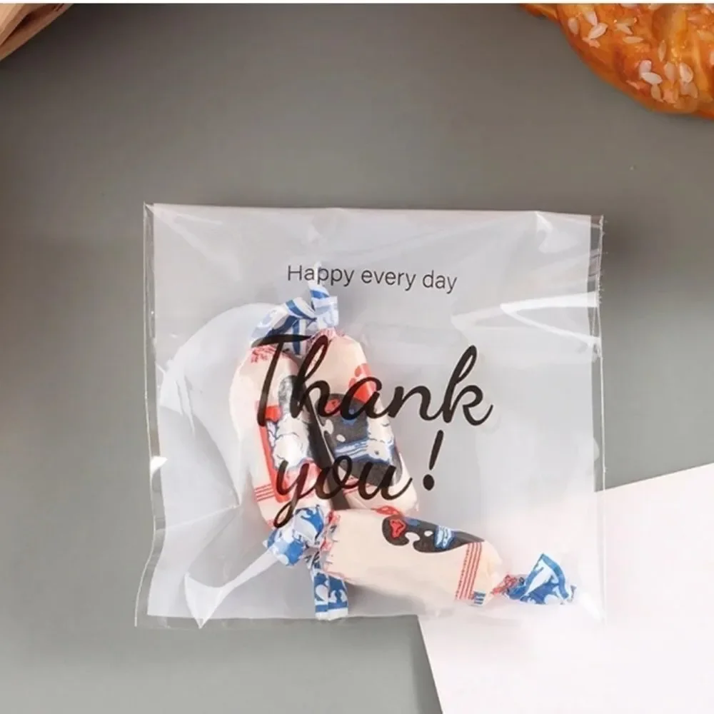 Thank You Party Favor Or Seller Jewelry Mini Bags Mail Swag Merch Black Clear